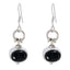 Black-Onyx-Italian-Charlotte-multiple-Dangle-Black-92.5-Silver-Earring