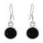 Black-Onyx-French-Eliza-Solitaire-Dangle-Black-925-Sterling-Silver-Earring