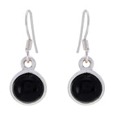 Black-Onyx-French-Eliza-Solitaire-Dangle-Black-925-Sterling-Silver-Earring