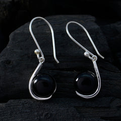 Black-Onyx-Russian-Emilia-Solitaire-Dangle-Black-Sterling-Silver-Earring