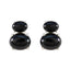 Black-Onyx-Australian-Pilar-Toi-et-Moi-Stud-Black-92.5-Silver-Earring