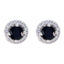 Black-Onyx-American-Isabelle-multiple-Stud-Black-92.5-Silver-Earring
