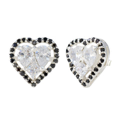 Black-Onyx-Russian-Teresa-multiple-Stud-Black-925-Silver-Earring