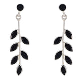 Black-Onyx-Australian-Kennedy-multiple-Stud-Black-925-Silver-Earring
