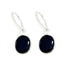 Black-Onyx-Korean-Marie-Solitaire-Dangle-Black-925-Silver-Earring