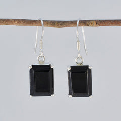 Black-Onyx-Japanese-Mathilde-Solitaire-Dangle-Black-925-Silver-Earring