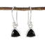 Black-Onyx-Russian-Chen-Solitaire-Dangle-Black-925-Silver-Earring