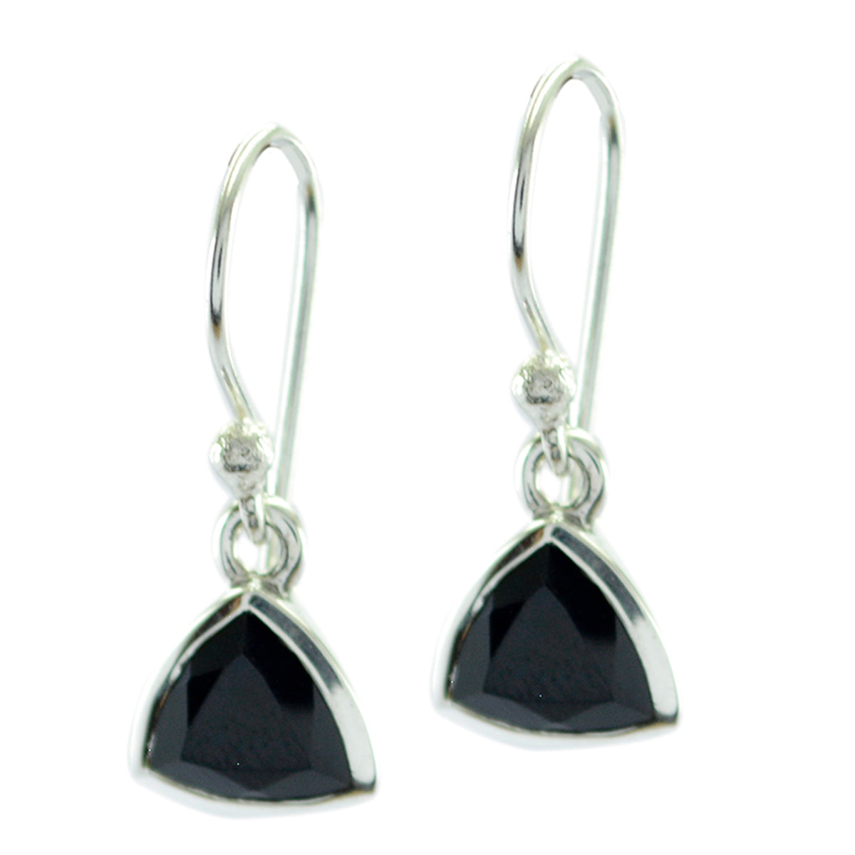 Black-Onyx-Russian-Chen-Solitaire-Dangle-Black-925-Silver-Earring