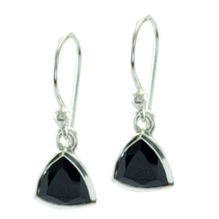 Black-Onyx-Russian-Chen-Solitaire-Dangle-Black-925-Silver-Earring
