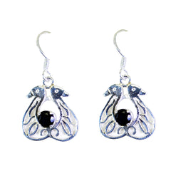 Black-Onyx-Turkish-Maya-Solitaire-Dangle-Black-925-Silver-Earring