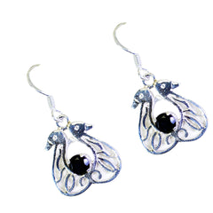 Black-Onyx-Turkish-Maya-Solitaire-Dangle-Black-925-Silver-Earring
