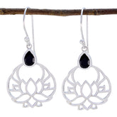 Black-Onyx-Spanish-Jiwoo-Solitaire-Dangle-Black-925-Sterling-Silver-Earring