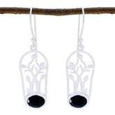 Black-Onyx-Egyptian-Pauline-Solitaire-Dangle-Black-925-Sterling-Silver-Earring