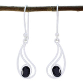 Black-Onyx-Korean-Skylar-Solitaire-Dangle-Black-Sterling-Silver-Earring