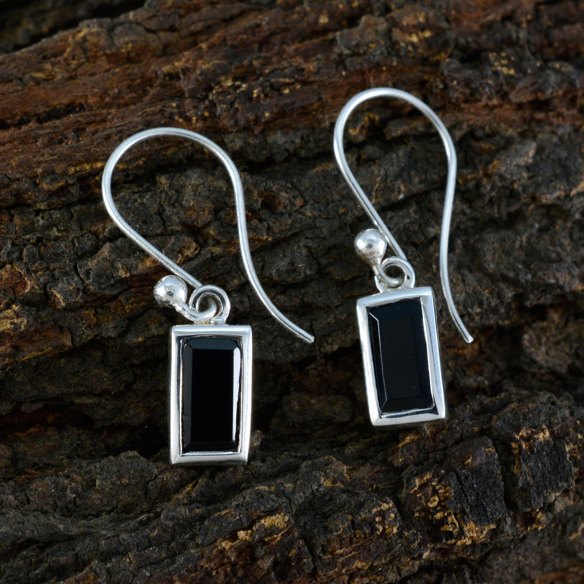 Black-Onyx-German-Layla-Solitaire-Dangle-Black-925-Silver-Earring
