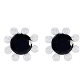 Black-Onyx-Egyptian-Dayana-Solitaire-Stud-Black-925-Sterling-Silver-Earring