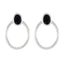 Black-Onyx-Middle-Eastern-Nora-Solitaire-Stud-Black-Silver-Earring