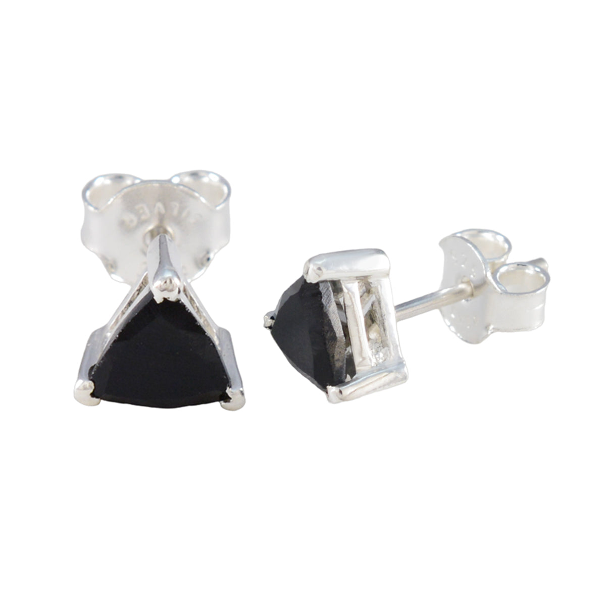 Black-Onyx-Moroccan-Carolina-Solitaire-Stud-Black-Silver-Earring