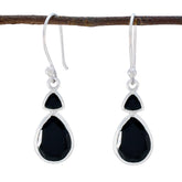 Black-Onyx-Mexican-Ana-Toi-et-Moi-Dangle-Black-92.5-Silver-Earring
