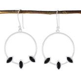Black-Onyx-Moroccan-Leah-Trilogy-Dangle-Black-Sterling-Silver-Earring