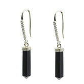 Black-Onyx-Italian-Haruka-multiple-Dangle-Black-Sterling-Silver-Earring