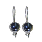 Grey-Pearl-Spanish-Jia-multiple-Dangle-Gray-925-Silver-Earring