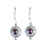 Grey-Pearl-French-Jiwoo-Solitaire-Dangle-Gray-Sterling-Silver-Earring