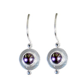 Grey-Pearl-French-Jiwoo-Solitaire-Dangle-Gray-Sterling-Silver-Earring