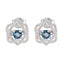 Blue-Sapphire-CZ-Russian-Lourdes-multiple-Stud-Blue-925-Sterling-Silver-Earring