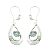 Blue-Topaz-Moroccan-Min-seo-multiple-Dangle-Blue-925-Silver-Earring