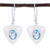 Blue-Topaz-Turkish-Seo-yeon-Solitaire-Dangle-Blue-925-Sterling-Silver-Earring