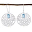 Blue-Topaz-Italian-Soo-jin-Solitaire-Dangle-Blue-925-Silver-Earring