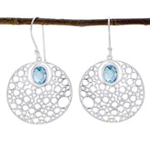 Blue-Topaz-Italian-Soo-jin-Solitaire-Dangle-Blue-925-Silver-Earring