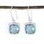 Blue-Topaz-Australian-Chloe-Solitaire-Dangle-Blue-92.5-Silver-Earring