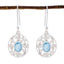 Blue-topaz-Turkish-Isabella-Solitaire-Dangle-Blue-92.5-Silver-Earring