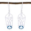 Blue-topaz-American-Penelope-Solitaire-Dangle-Blue-Silver-Earring