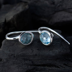 Blue-topaz-Turkish-Andrea-Solitaire-Stud-Blue-925-Silver-Earring