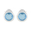 Blue-Topaz-Korean-Soo-jin-Solitaire-Stud-Blue-Silver-Earring