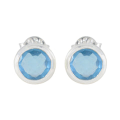 Blue-Topaz-Korean-Soo-jin-Solitaire-Stud-Blue-Silver-Earring