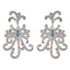 Blue-Topaz-Indian-Liyana-multiple-Stud-Blue-Sterling-Silver-Earring