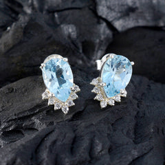 Blue-Topaz-Spanish-Ying-multiple-Stud-Blue-925-Silver-Earring