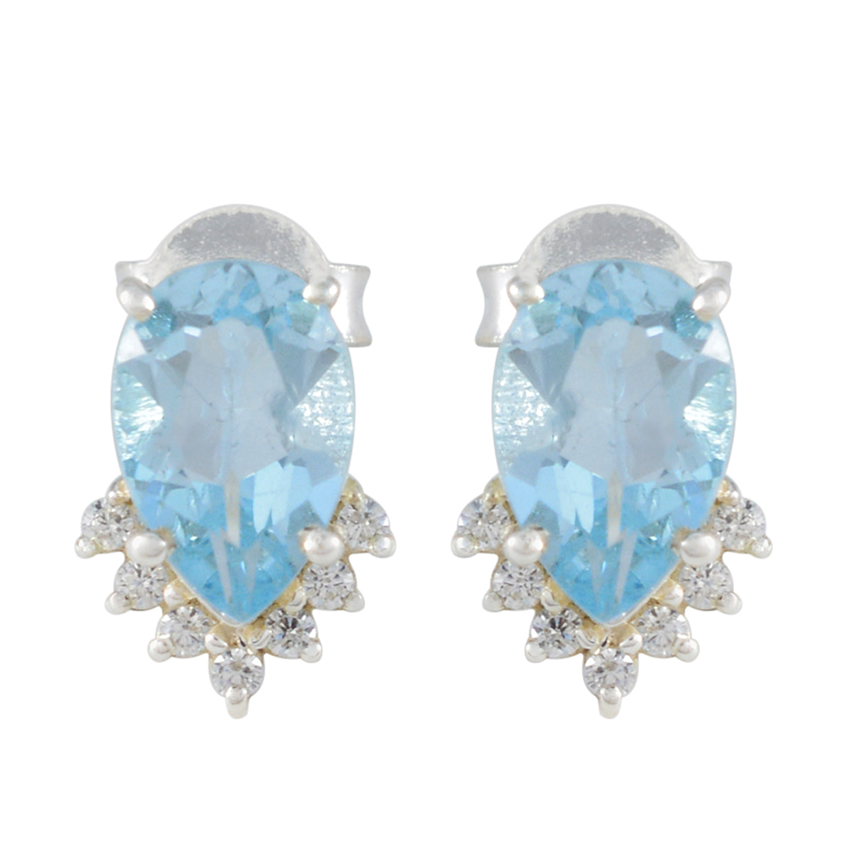 Blue-Topaz-Spanish-Ying-multiple-Stud-Blue-925-Silver-Earring