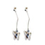 Blue-Topaz-French-Yuna-multiple-Stud-Blue-925-Sterling-Silver-Earring