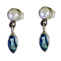 Blue-Topaz-American-Ángeles-multiple-Stud-Blue-925-Silver-Earring