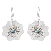 Blue-topaz-Australian-Abigail-Solitaire-Dangle-Blue-925-Sterling-Silver-Earring