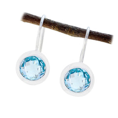 Blue-topaz-Japanese-Autumn-Solitaire-Dangle-Blue-Silver-Earring