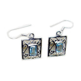 Blue-Topaz-Australian-Cecilia-Solitaire-Dangle-Blue-925-Silver-Earring