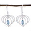 Blue-topaz-Spanish-Giulia-Solitaire-Dangle-Blue-Sterling-Silver-Earring