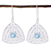 Blue-Topaz-Egyptian-Gabriela-Solitaire-Dangle-Blue-925-Silver-Earring