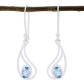 Blue-Topaz-Italian-Julia-Solitaire-Dangle-Blue-925-Silver-Earring